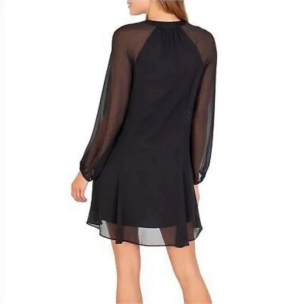 NWT Joie Sheer Sleeve Black dress Small​​​​​​​